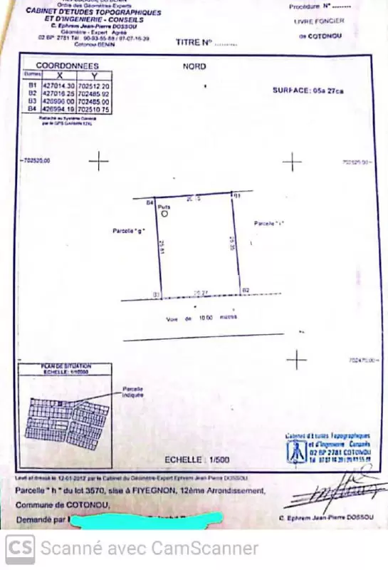 IAS20C24P05 *GRANDE PARCELLE À VENDRE À FIDJROSSÈ PLAGE*