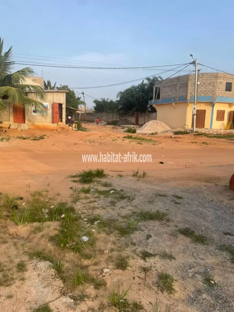 Je mets en vente une parcelle de terrain au bord d’une rue de 28m a zossime avec titre foncier lome togo