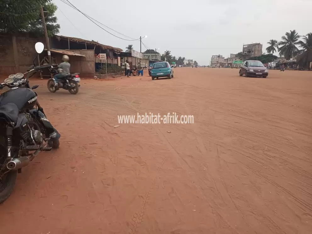 Je mets en vente une parcelle de terrain 01 lot en face d’une rue 50m à Amadanhome rail pharmacie iris lome togo