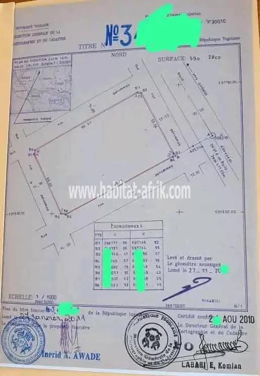 À VENDRE 10 LOTS COLLÉS À ZANGUERA 
