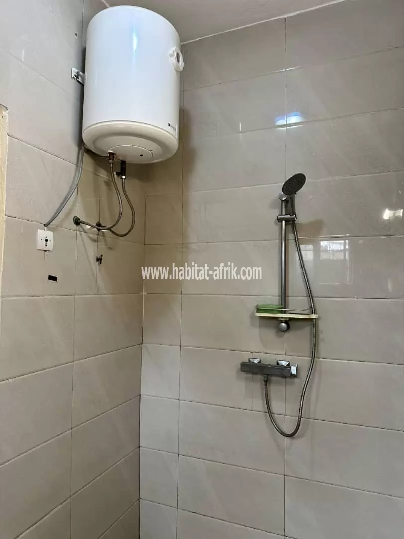 Je mets en location une mini villa meublée de chambres salon Wcd cuisine équipée eau chaude et wifi jardin propre à Adodo adin lome togo