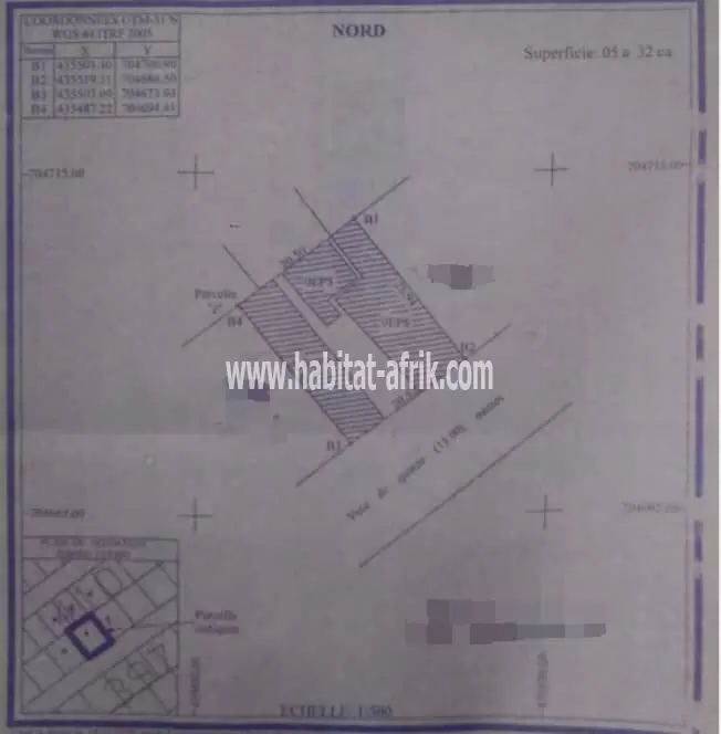 PARCELLE À VENDRE À SIKÈCODJI COTONOU BÉNIN 