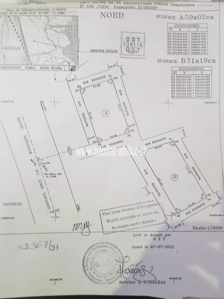 Terrains à vendre à DAVIÉ- 2 ilots de 22 lots