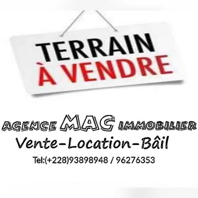 TERRAIN AGRICOLE À VENDRE A ASSAHOUN 5KM DU GOUDRON LOMÉ-KPALIME