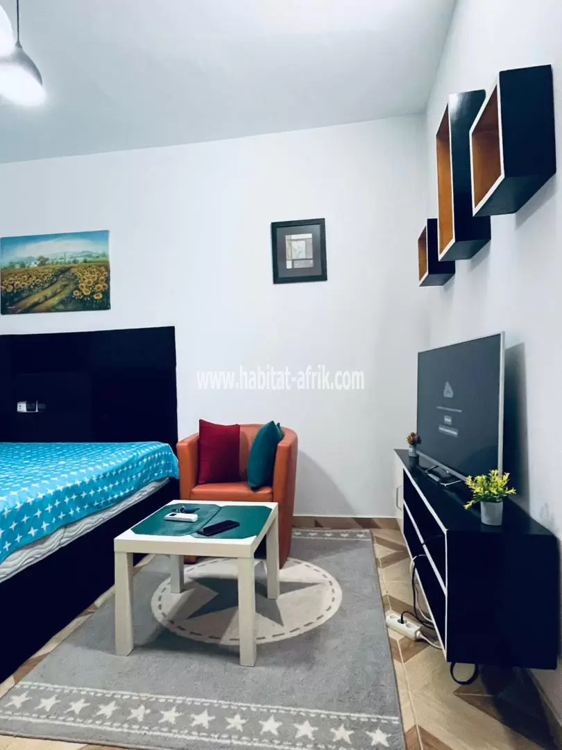 JE METS EN LOCATION UN APPARTEMENT MEUBLÉE STUDIO INTERNE CUISINE A AGOÈ ASSIYEYE COOL CATCHÉ LOME TOGO