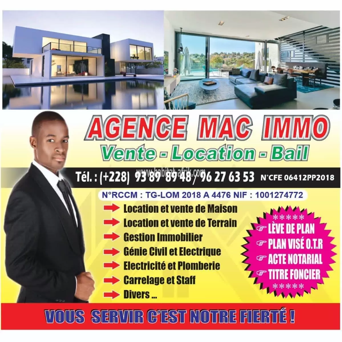 JE METS EN VENTE UNE PARCELLE DE TERRAIN 1,25 LOT A AGOÈ JUSTE A CÔTÉ DE LA POSTE LOME TOGO 