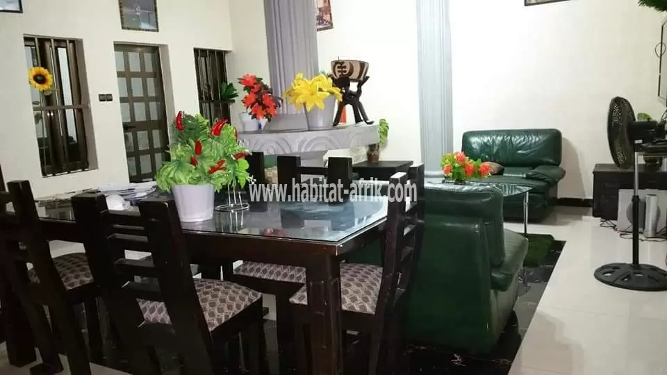 LOCATION VILLA MEUBLÉ DE 2 CHAMBRES SALON WCD CUISINE INTERNE A AVÉPOZO DERRIÈRE LA PHARMACIE LOMÉ-TOGO 