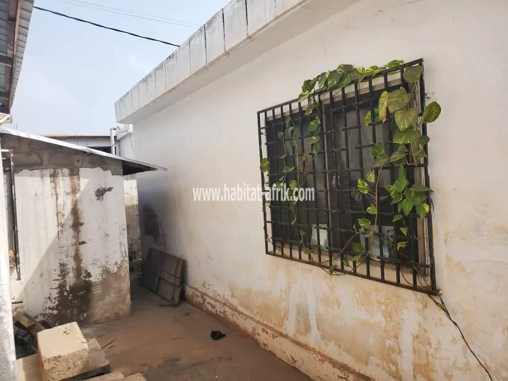 MAISON À VENDRE AVEC TITRE FONCIER SUR DEMI LOT 300 MÈTRES CARRÉ À ATSIÉGOU 70 MÈTRES DU GOUDRON LOME-TOGO 