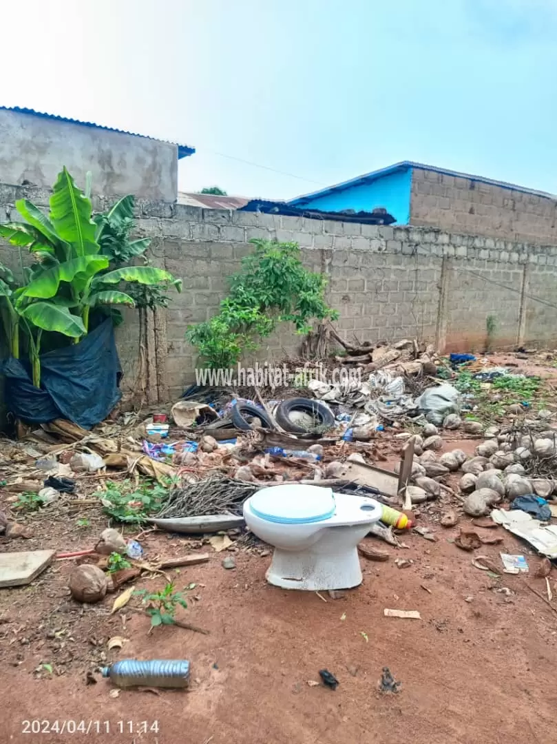 Je mets en vente une parcelle de terrain un lot clôturé avec titre foncier à adidogome amadanhome foyer des jeunes lome togo