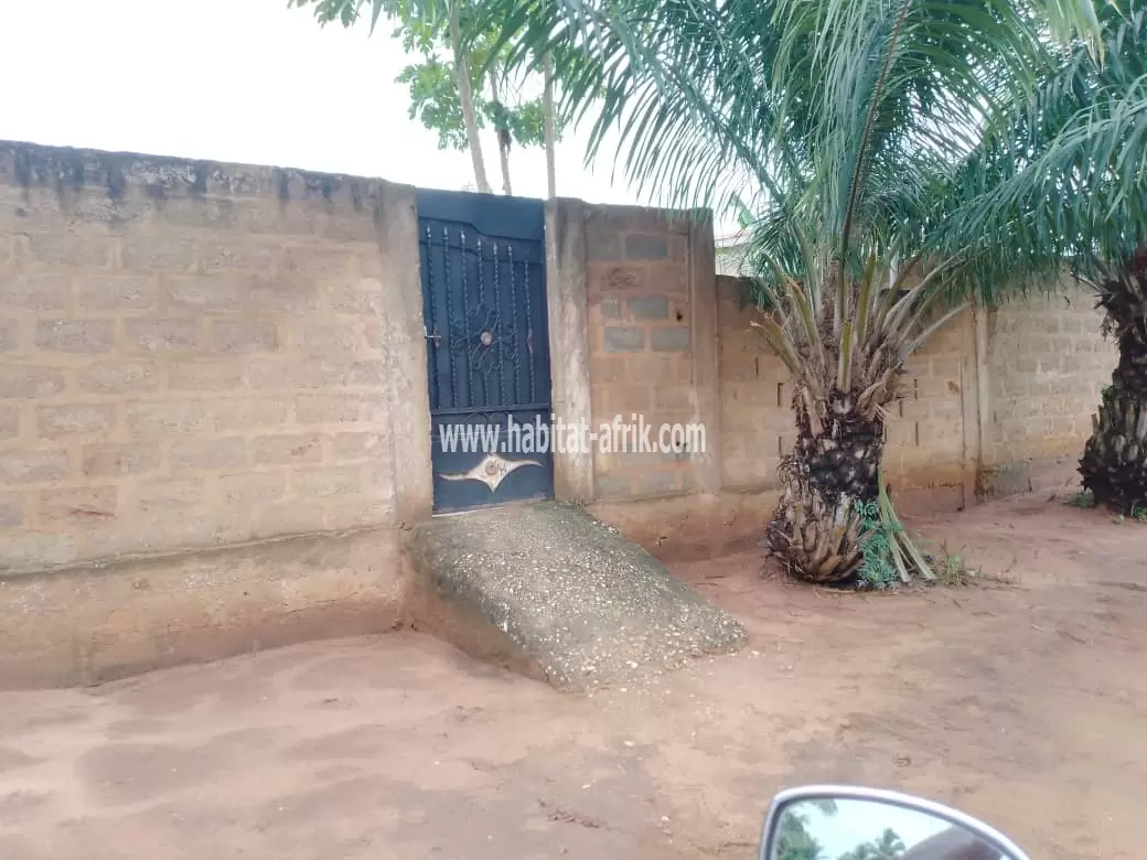 Maison a vendre sur demi lot chambres salon cuisine dwc situé a sanguera attidjin 150m de rue de 30m kleme lome togo