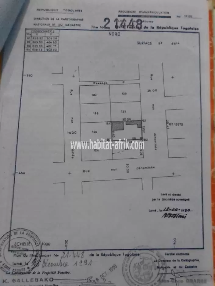 Terrain en vente à Casablanca 