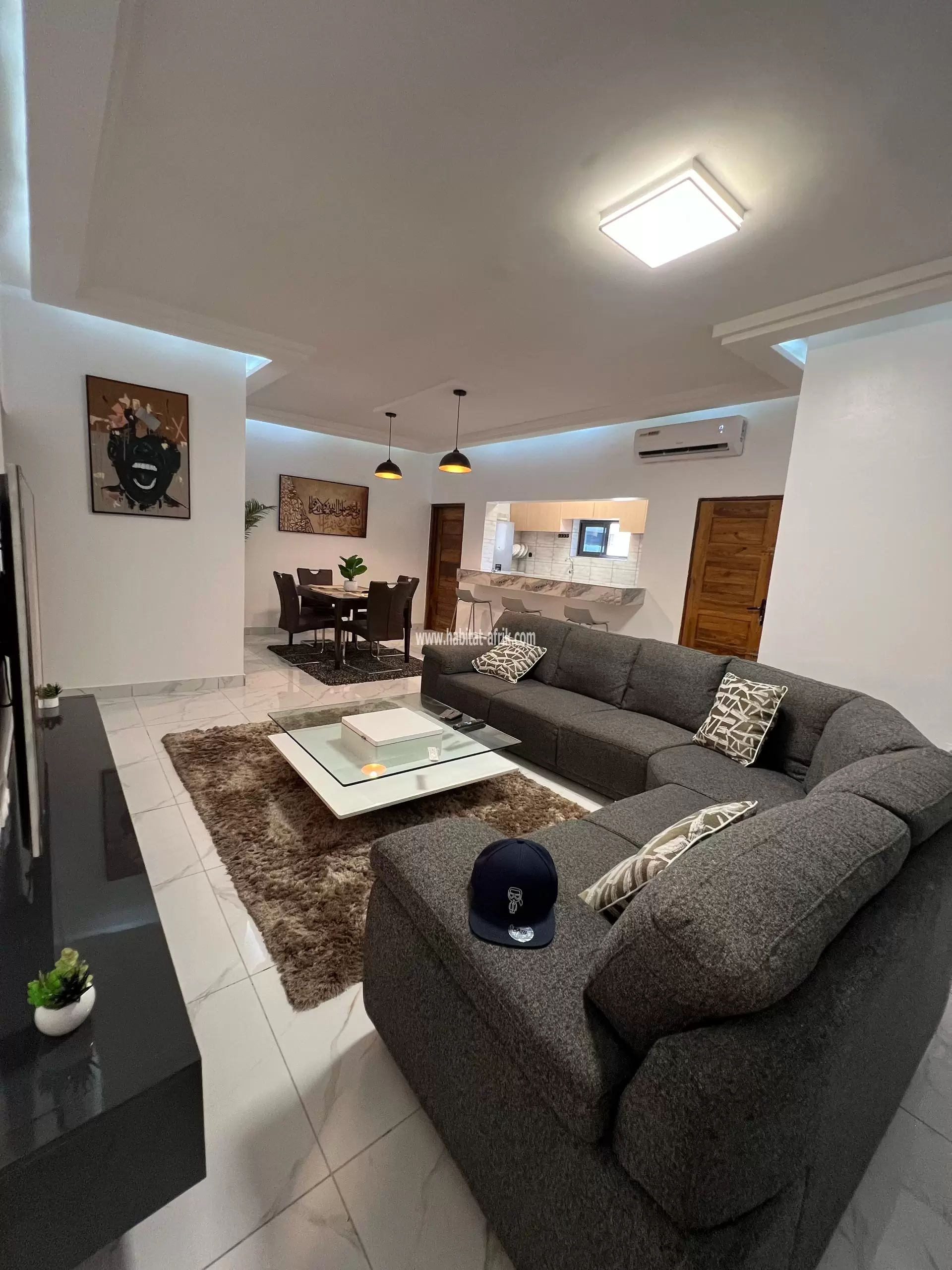 Je mets en location un appartement meublé de 2 chambres salon a adidogome ebomaf lome togo