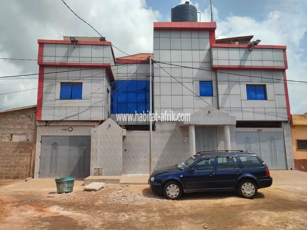 Villa duplex de 9 chambres autonomes sur 1/2 lot carré à vendre à Kégué Nétimé(Lomé-Togo)